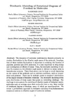 Stochastic Modeling of Rotational Degrees of Freedom in Molecules