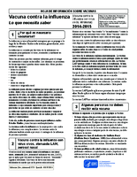 Vacuna contra la influenza lo que necesita saber vacuna contra la influenza con virus vivos intranasal 20142015