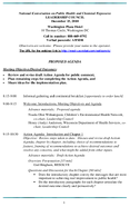 National Conversation on Public Health and Chemical Exposures Leadership Council Proposed Agenda December 15 2010
