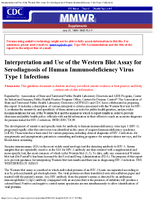 Morbidity and Mortality Weekly Report Supplement July 21 1989  Vol 38  No S7