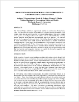 High Stress Mining Under Shallow Overburden in Underground US Stone Mines