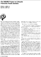 The Insure Project On Lifecycle Preventive Health Services