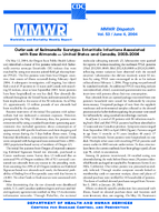 MMWR Morbidity and Mortality Weekly Report Dispatch  Vol 53 June 4 2004