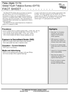 2000 Palau Ages 1315 Global Youth Tobacco Survey GYTS Fact Sheet
