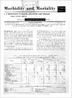 Morbidity and Mortality Weekly Report Vol 12 No 36 for Release September 13 1963