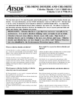 Chlorine dioxide and chlorite  chlorine dioxide CAS 10049044  chlorite 7758192