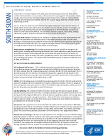 CDC Division of Global HIV  TB Country Profile South Sudan September 2022