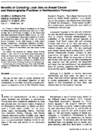 Benefits Of Collecting Local Data On Breast Cancer And Mammography Practices In Northwestern Pennsylvania