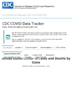 United States COVID19 cases and deaths by state reported to the CDC since January 21 2020 COVID19 death rate in the US reported to the CDC by stateterritory deaths per 100000 Sep 5 2020