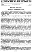 Public Health Reports  V 33 No 45 November 8 1918