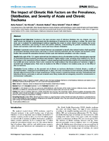 The Impact of Climatic Risk Factors on the Prevalence Distribution and Severity of Acute and Chronic Trachoma