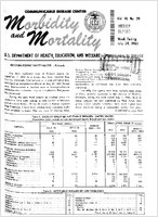 Morbidity and Mortality Weekly Report Vol 14 No 29 week ending July 24 1965