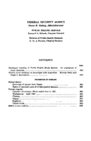 Public Health Reports  v 66 no 28  table of contents
