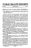 Public health reports  v 47 no 31 JULY 29 1932