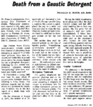 Death from a caustic detergent