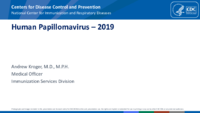 Human papillomavirus  2019