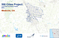 500 Cities Project Local Data for Better Health 2016 Modesto CA