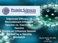 Improved efficacy of recombinant influenza vaccine vs inactivated vaccine during an influenza season marked by a vaccine mismatch