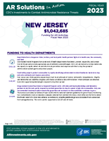 CDCs Investments to Combat Antibiotic Resistance Threats New Jersey Fiscal Year 2023