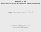 NIOSH Program Plan by Program Areas Fiscal Years 19841989