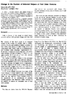 Change in the number of informal helpers of frail older persons