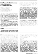 Risk factors for suicide among Indian adolescents at a boarding school