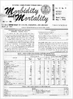 Morbidity and Mortality Weekly Report Vol 17 No 19 week ending May 11 1968