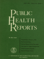 Public Health Reports  v 60 no 5  cover