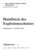 Eigenschaften brennbarer staube kenngroben Properties of flammable dusts