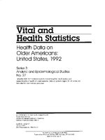 Health Data on Older Americans United States 1992