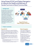 Using Project ECHO and Patient Navigation to Improve the Health and Wellness of Cancer Survivors in Rural Communities