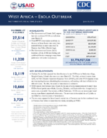 West Africa  Ebola Outbreak Fact Sheet 37 Fiscal Year FY 2015