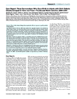 Case Report Three Farmworkers Who Gave Birth to Infants with Birth Defects Closely Grouped in Time and PlaceFlorida and North Carolina 20042005