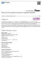 NORA  National Occupational Research Agenda
