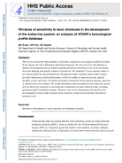 Windows of sensitivity to toxic chemicals in the development of the endocrine system an analysis of ATSDRs toxicological profile database