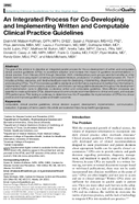 An Integrated Process for CoDeveloping and Implementing Written and Computable Clinical Practice Guidelines