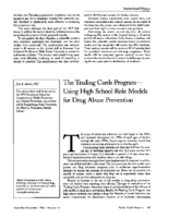 The Trading Cards Programusing high school role models for drug abuse prevention