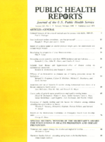 Public Health Reports  v 105  no 1  cover