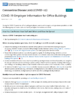 COVID19 Employer Information for Office Buildings Sept 11 2020