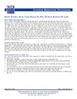 Daim Ntawv Qhia Txog Raug Pa Roj Carbon Monoxide Lom