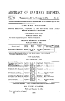 Abstract of sanitary reports  v VI no 41October 9 1891