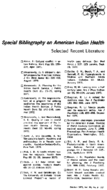 Special bibliography on American Indian health