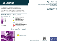 CO Congressional District 08 Stroke and Stroke Centers Map 119th Congress