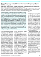 Organophosphorous Pesticide Exposure Increases the Frequency of Sperm Sex Null Aneuploidy