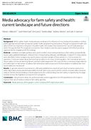 Media Advocacy for Farm Safety and Health Current Landscape and Future Directions