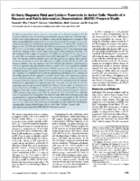 50Hertz Magnetic Field and Calcium Transients in Jurkat Cells Results of a Research and Public Information Dissemination RAPID Program Study