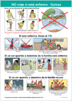 NO viaje si esta enfermo  Guinea