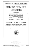 Public Health Reports  v 47  no 15  cover