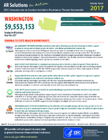 CDCs Investments to Combat Antibiotic Resistance Threats Nationwide Washington Fiscal Year 2017