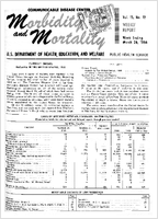 Morbidity and Mortality Weekly Report Vol 15 No 12 week ending March 26 1966